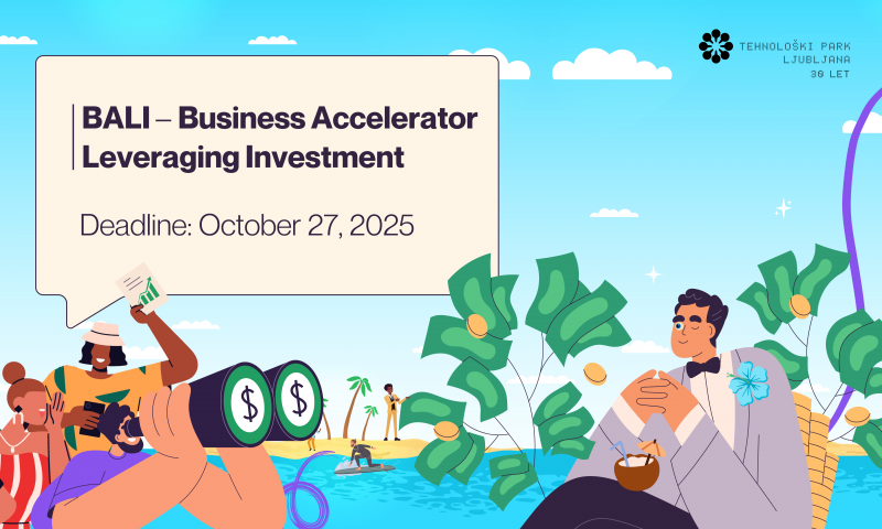 BALI – Biznis akcelerator za lovljenje investicij