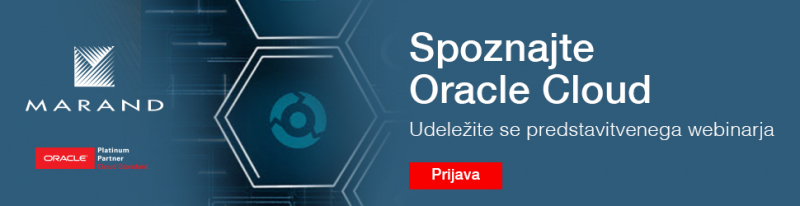 Predstavitveni webinar: Prednosti Oracle Cloud