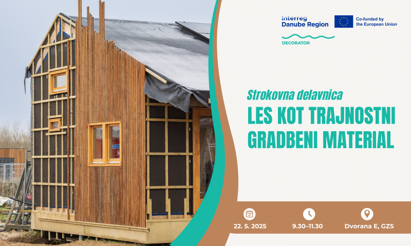 Les kot trajnostni gradbeni material - 1. del