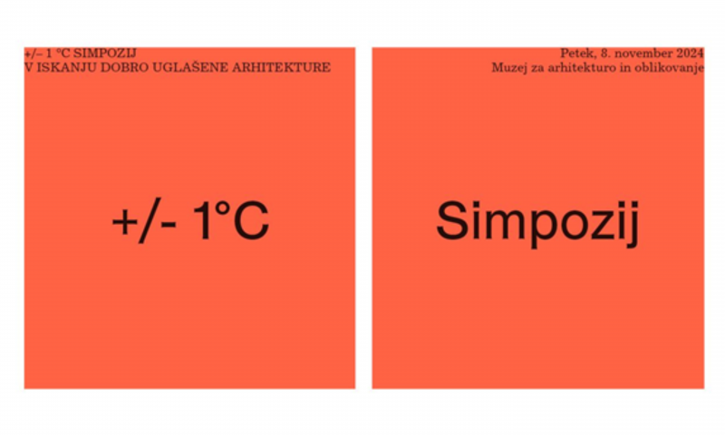 +/– 1 °C: V iskanju dobro uglašene arhitekture