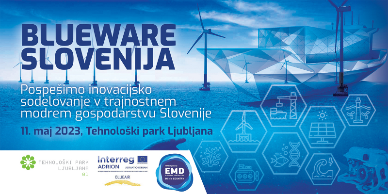 BLUEWARE SLOVENIJA - Pospešimo inovacijsko sodelovanje v trajnostnem modrem gospodarstvu Slovenije