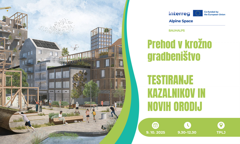 Prehod v krožno gradbeništvo: testiranje kazalnikov in novih orodij