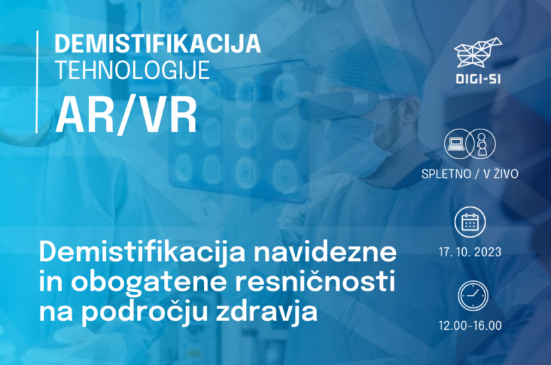 Demistifikacija XR tehnologij na področju zdravja