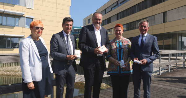 Tehnološki park Ljubljana obiskali deželni glavar Gradiščanske, mag. Hans Peter Doskozil z delegacijo in dr. Iztok Purič, Minister za razvoj, strateške projekte in kohezijo Republike Slovenije