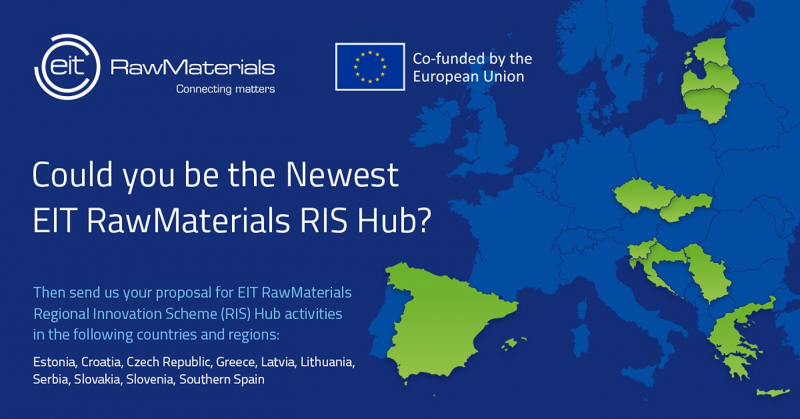 Razpis EIT RawMaterials: Iščejo se partnerji za slovenski HUB za spodbujanje inovacij mineralnih surovin