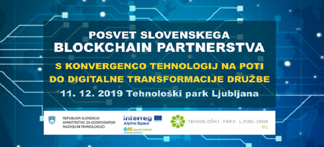 Posvet Slovenskega Blockchain Partnerstva: S konvergenco tehnologij do digitalne transformacije družbe