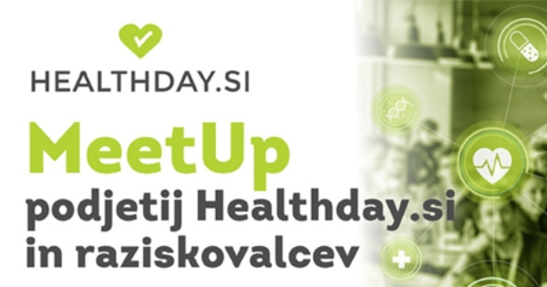 MeetUp podjetij HealthDay.si in raziskovalcev