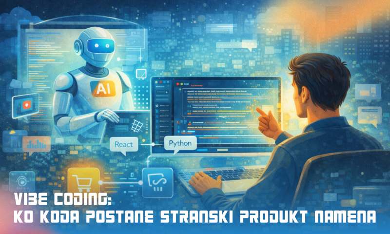 Vibe coding: Ko koda postane stranski produkt namena