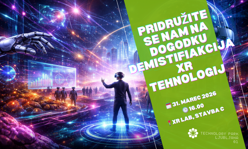 Pridružite nam na dogodku demistifiakcija XR tehnologij