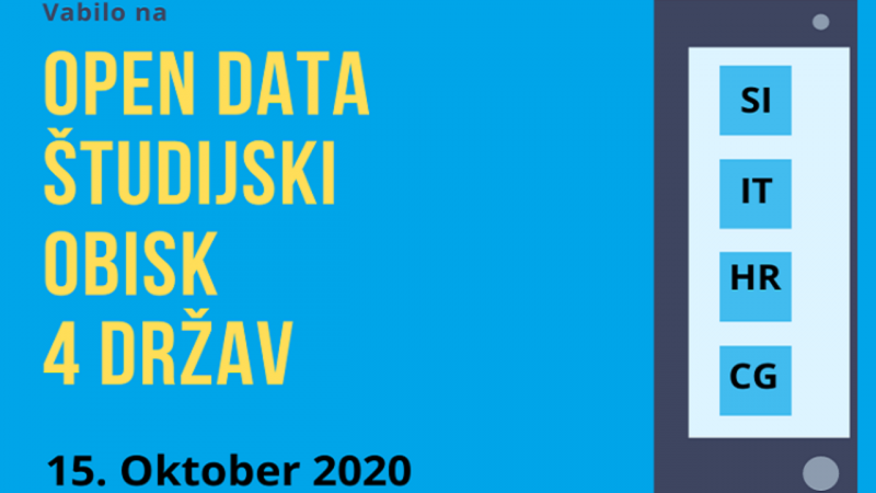 Open data študijski obisk 4 držav