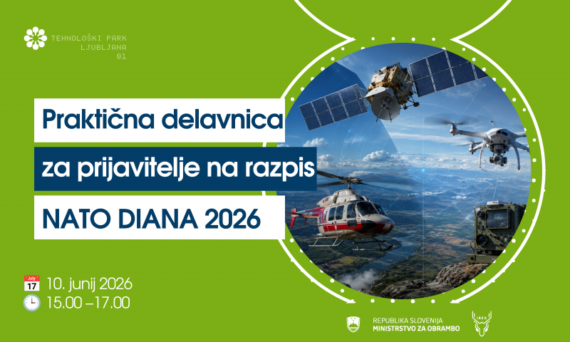 Praktična delavnica za prijavitelje na razpis NATO DIANA 2026