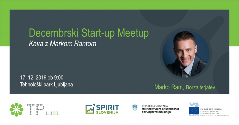 Decembrski Start-up Meetup: Kava z Markom Rantom