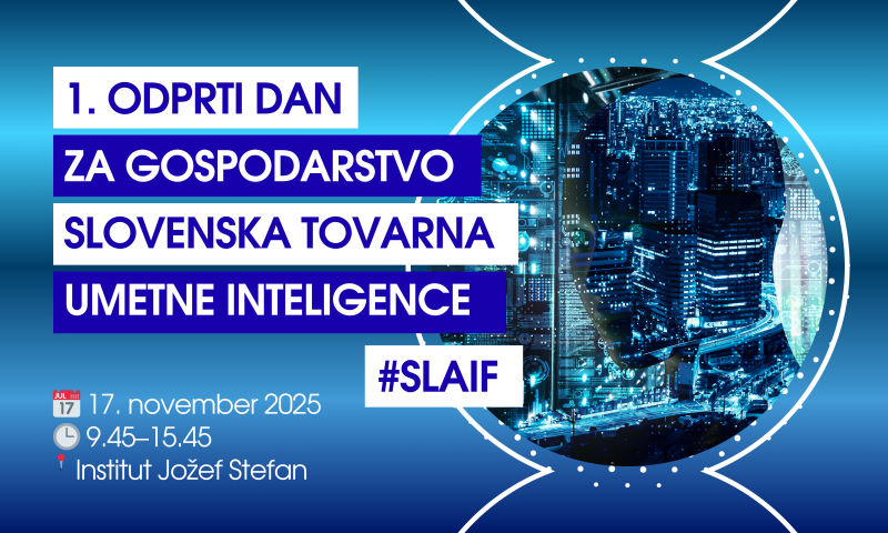 1. odprti dan za gospodarstvo I Slovenska tovarna umetne inteligence