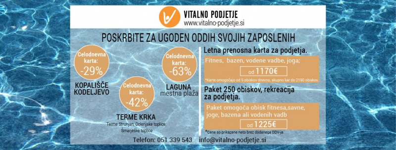 Član TPLJ, Vitalno podjetje - Internacionalni šport d.o.o. ponuja ugodne športne aktivnosti