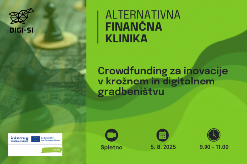 Crowdfunding za inovacije v krožnem in digitalnem gradbeništvu