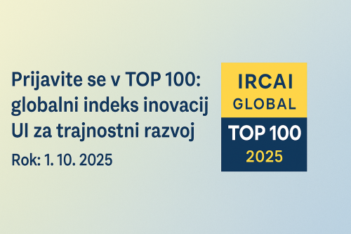 Priložnost za inovacije: TOP 100 AI za trajnostni razvoj