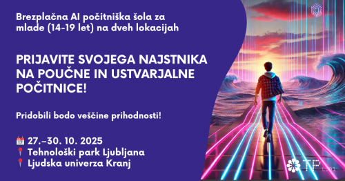 Brezplačna počitniška šola AI za najstnike - Ljubljana & Kranj