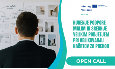 Open Call - Nudenje podpore MSP-jem pri oblikovanju načrtov za prehod | Tehnološki park Ljubljana