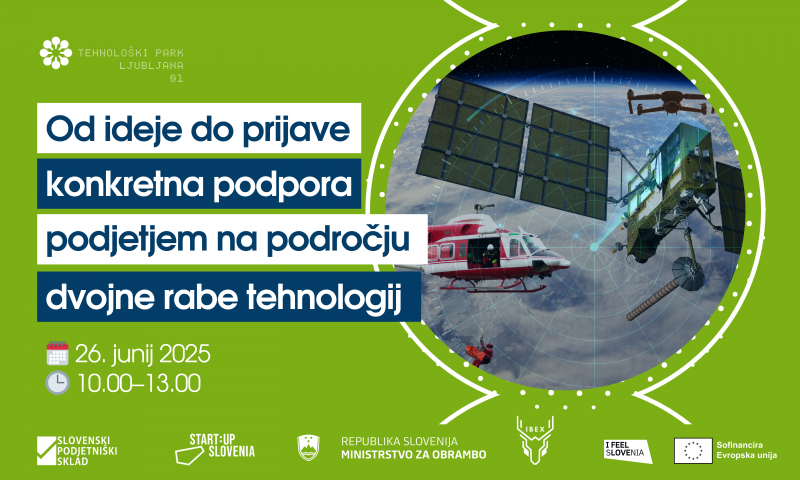 Od ideje do prijave – konkretna podpora podjetjem na področju dvojne rabe tehnologij