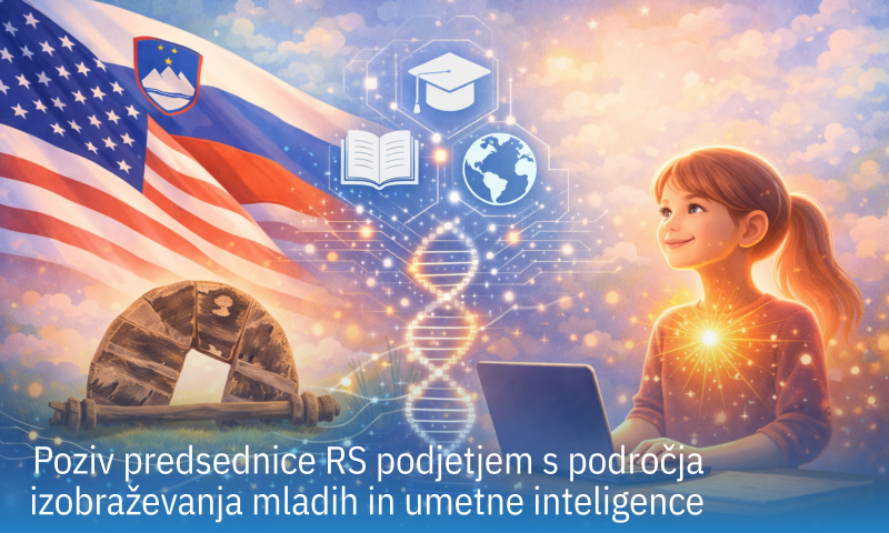 Poziv predsednice RS podjetjem s področja umetne inteligence in izobraževanja mladih