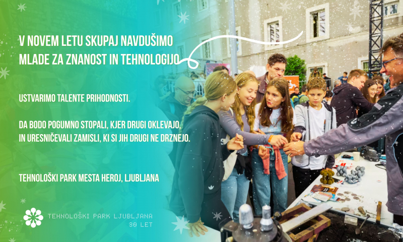 TPLJ voščilo: Ustvarimo skupaj talente prihodnosti